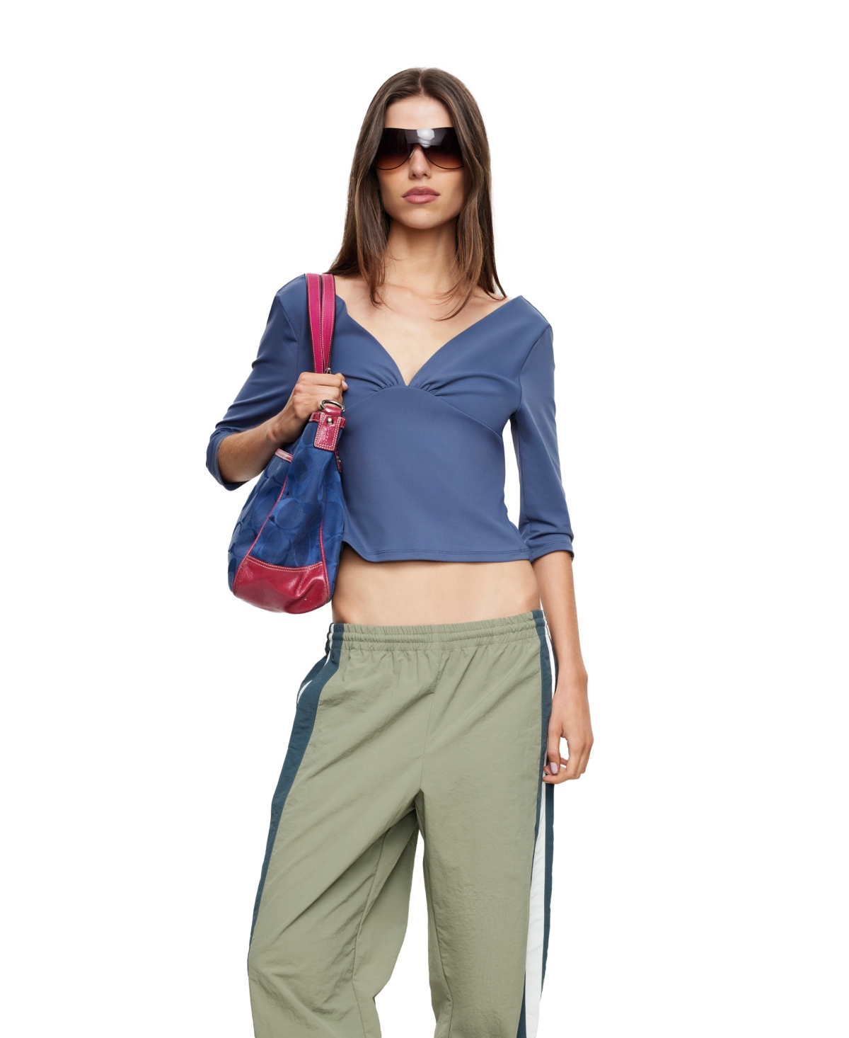 Lioness Women's Canyon V-Neck Crop Top