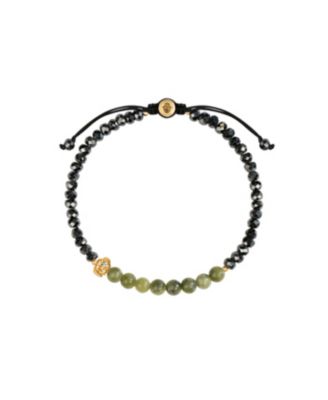 Enlightened Approach - Jade Buddha Hematite Luck Bracelet