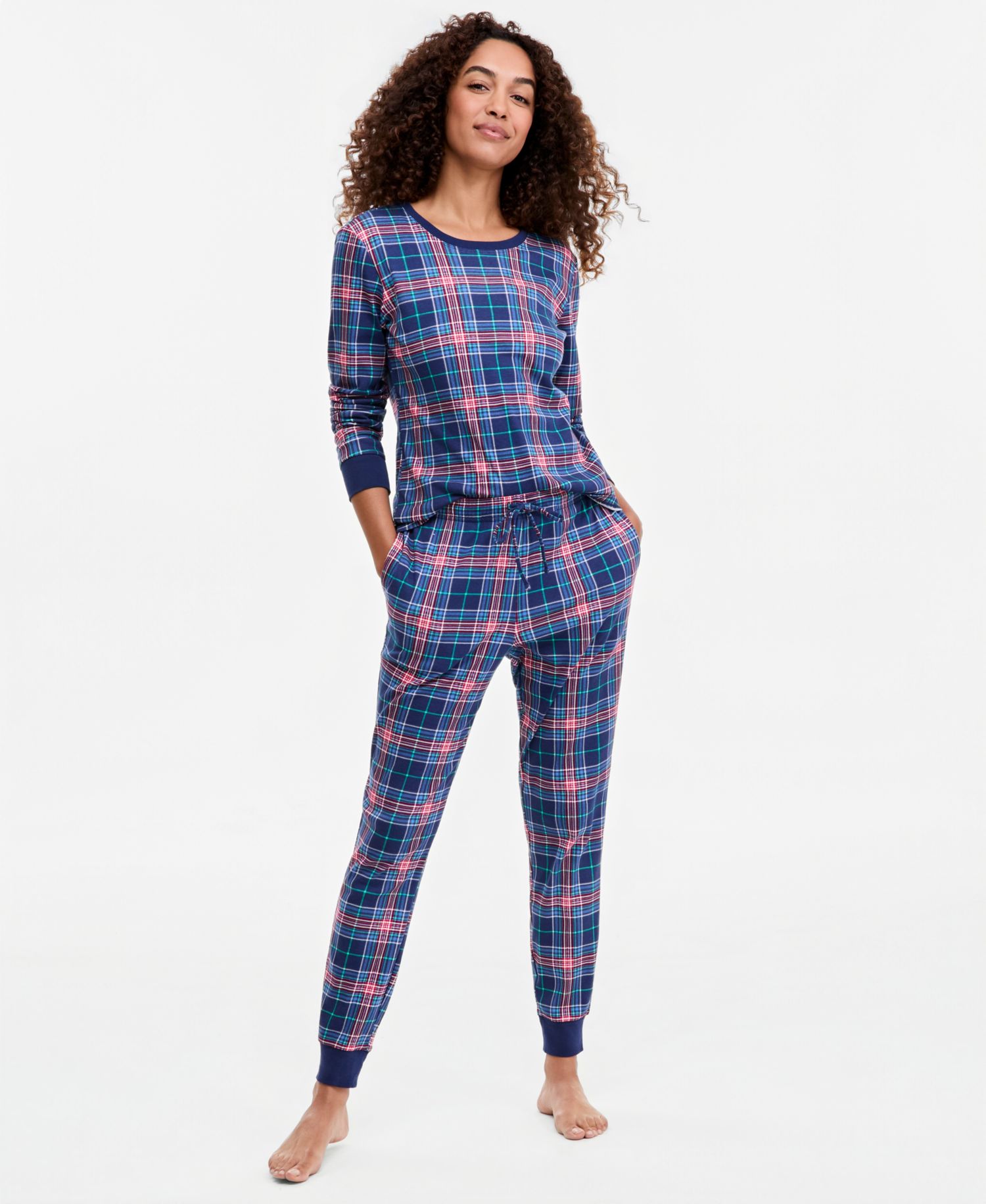 Women's Jolly Plaid Pajama Set