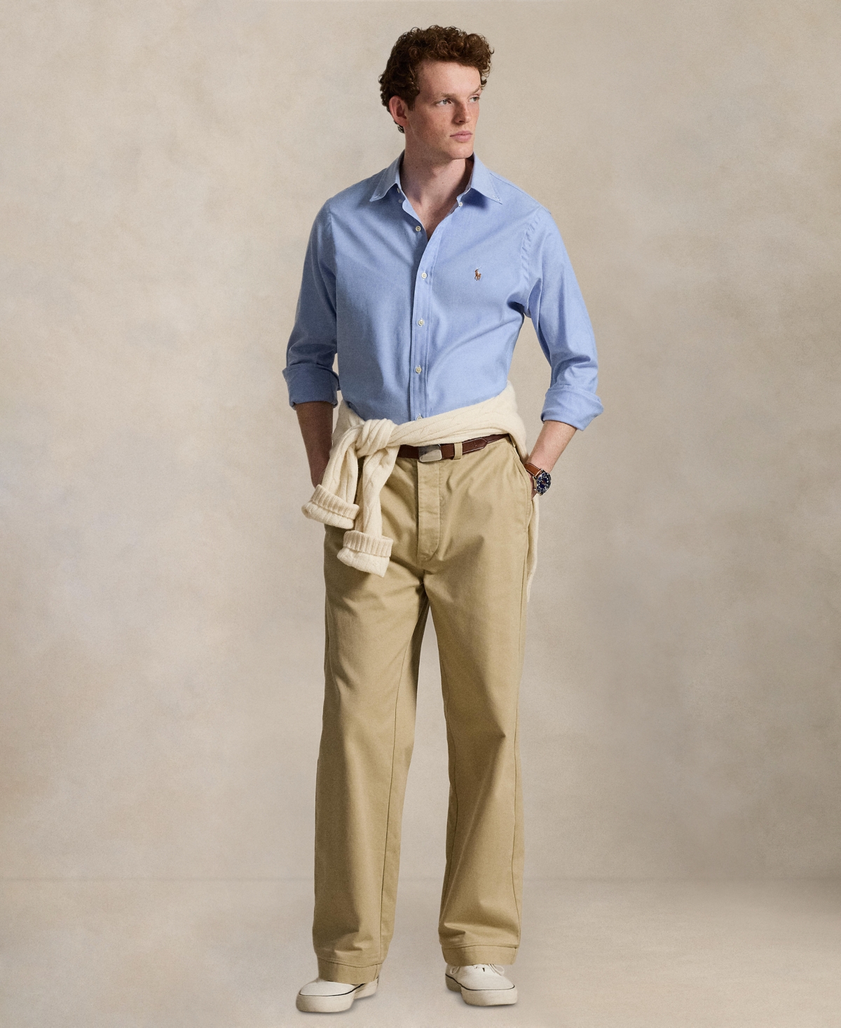 Polo Ralph Lauren Men's Big & Tall Performance Oxford Shirt