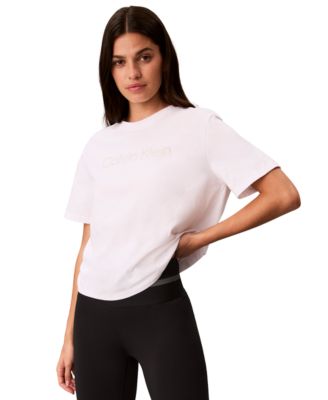 Women's Double Logo High Hip T-Shirt