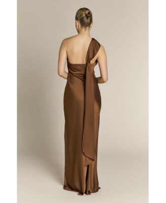 brown bridesmaid dresses near me Satin Bridesmaid Dress Prom Dress Brown XL Cameron Espresso by Grace Loves Lace