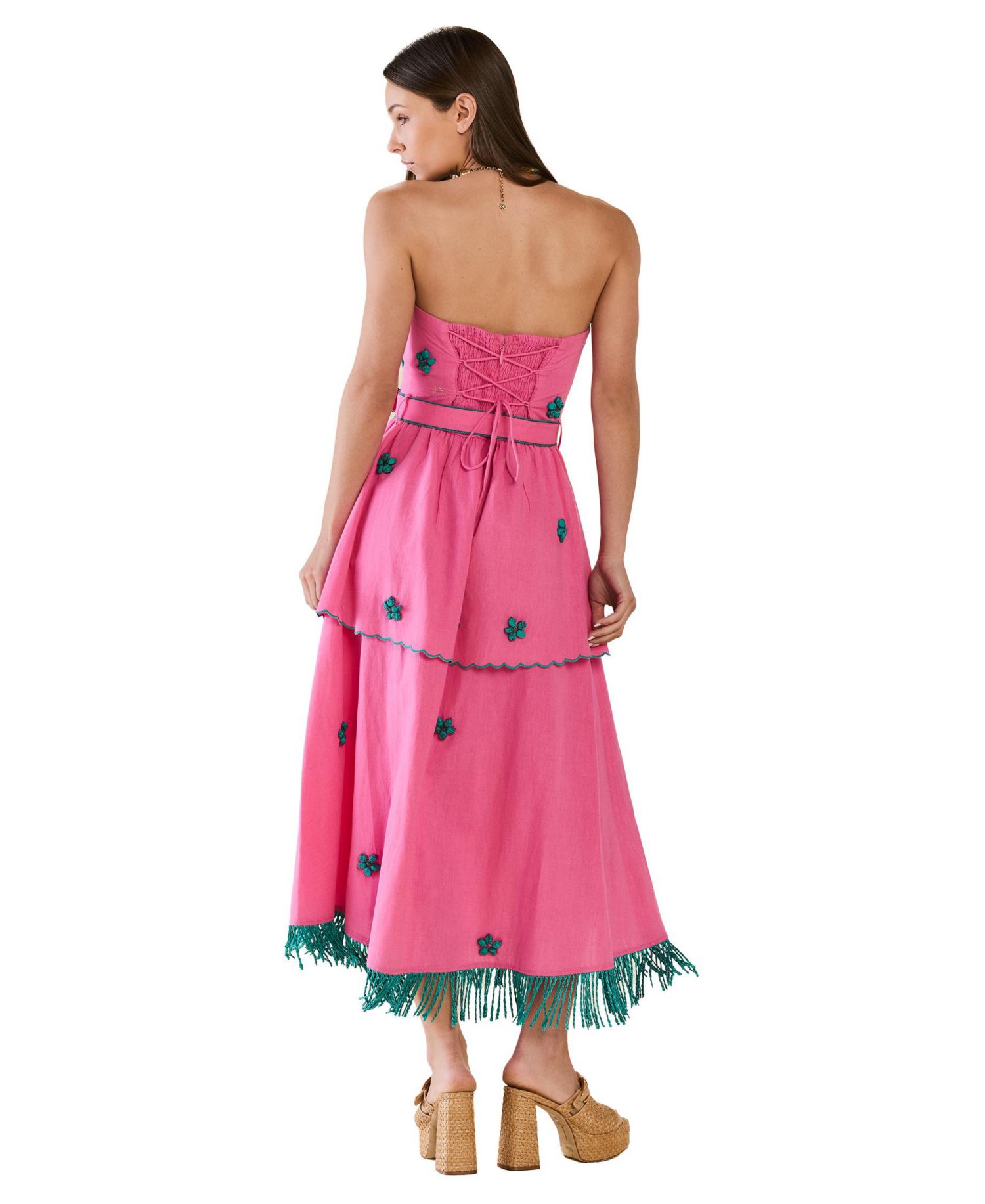 Women's Strapless Daisy Dress