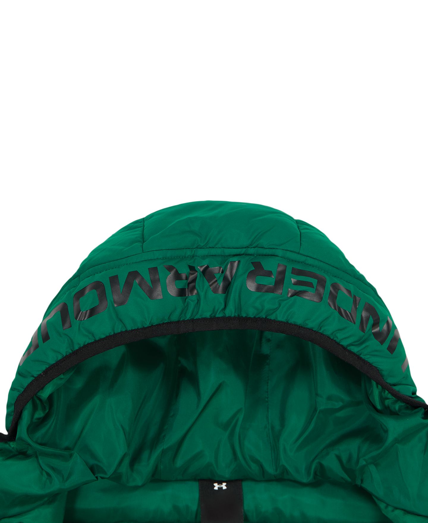 Куртка Under Armour Logo Full-Zip Puffer Hooded Jacket для мальчиков, цвет: Бежевый / Чёрный — фото 29
