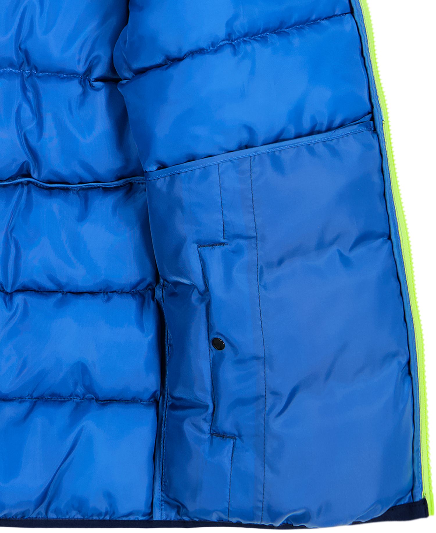 Boys' 8-20 Solid Logo Full-Zip Puffer Hooded Jacket