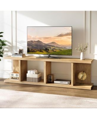 TV Stand for TVs up to 80 Inch, 70.8-Inch Entertainment Center TV Console with Storage