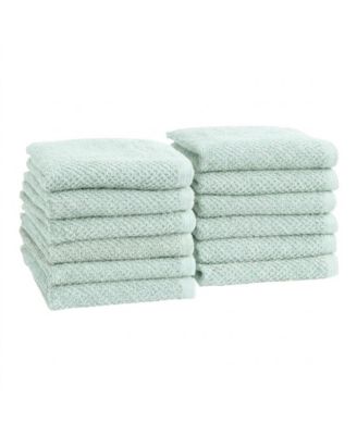 Cotton Textured 12-Piece Washcloth Set