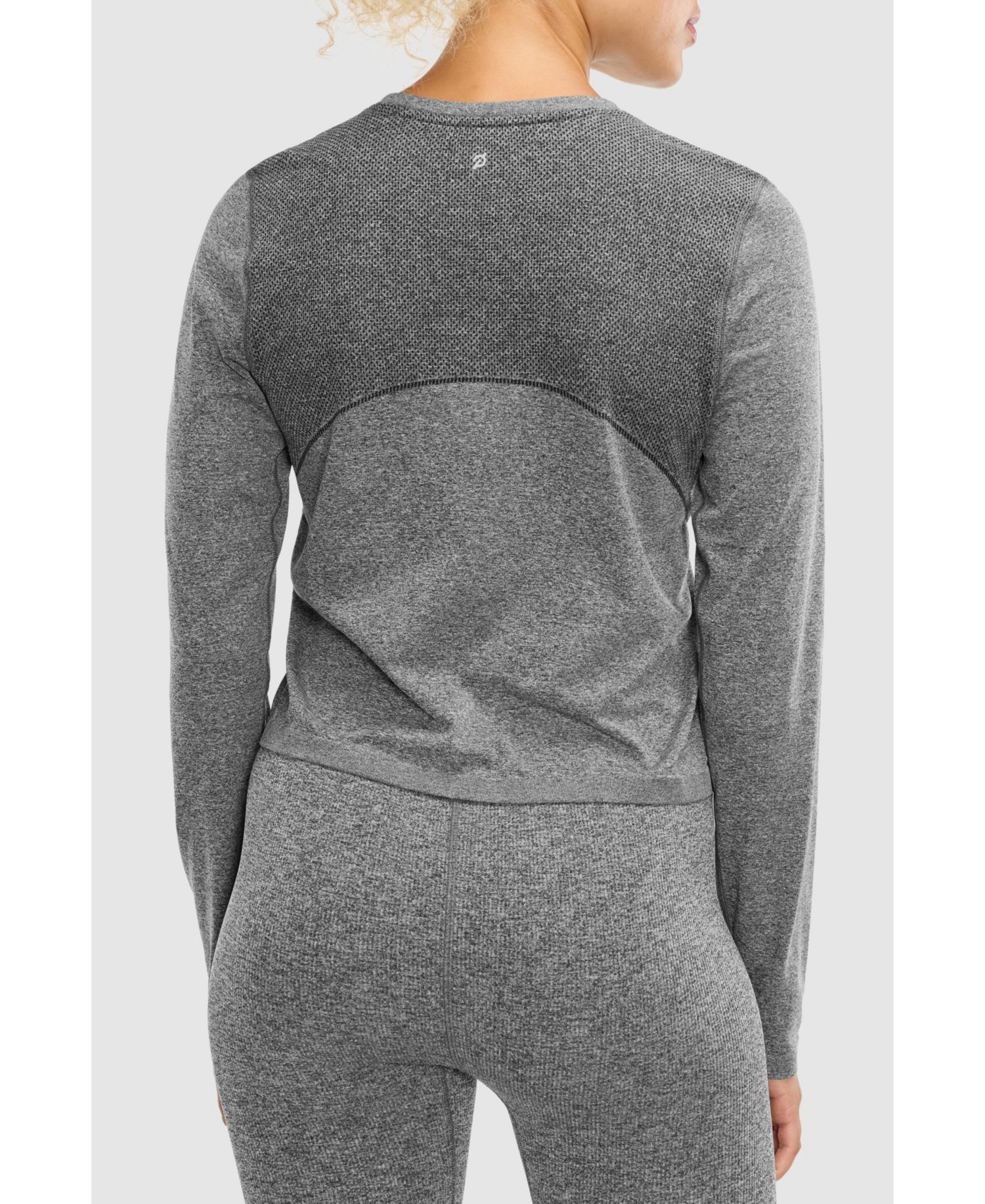 Women's Seamless Melange Long Sleeve