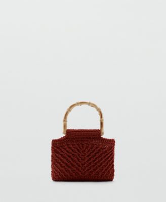 Women's Bamboo Handle Handbag