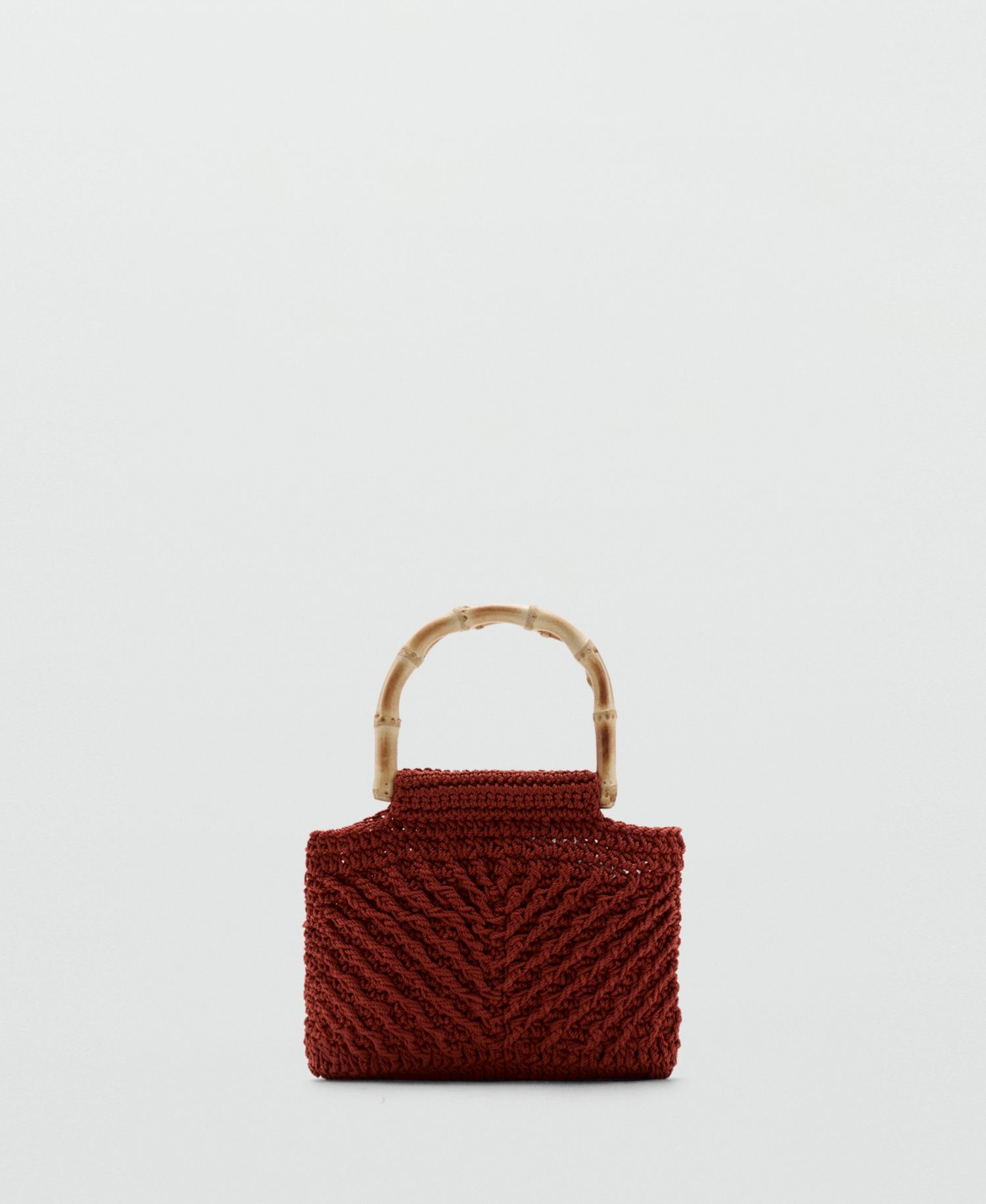 Women's Bamboo Handle Handbag
