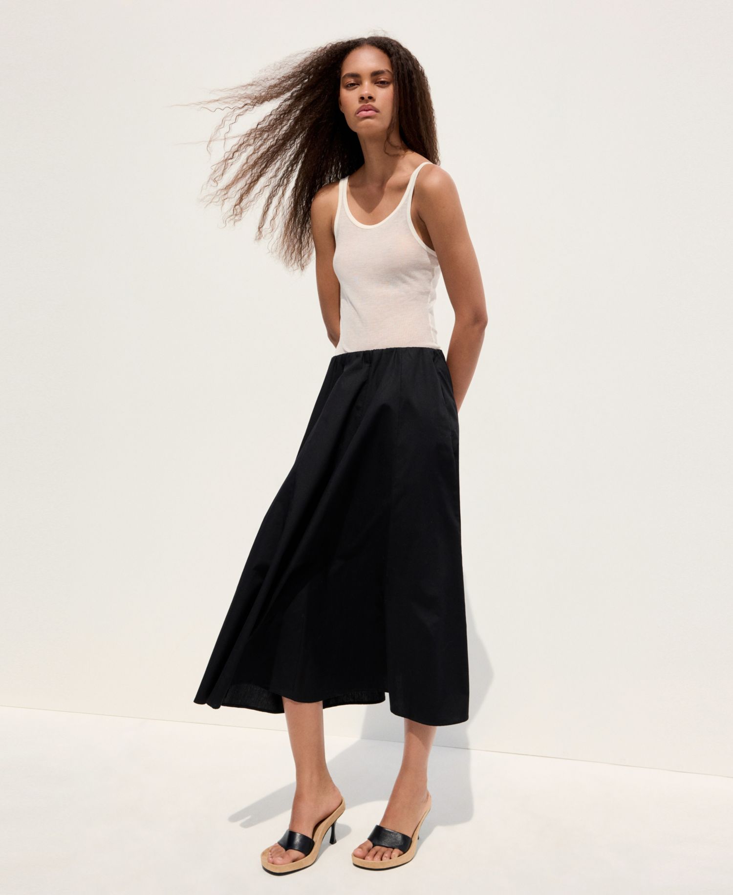 Women's Flared Cotton Skirt