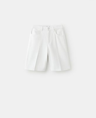 Women's Straight-Fit Denim Bermuda Shorts