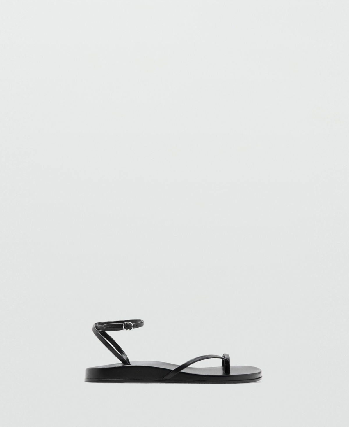 Mango Women's Leather Straps Sandals