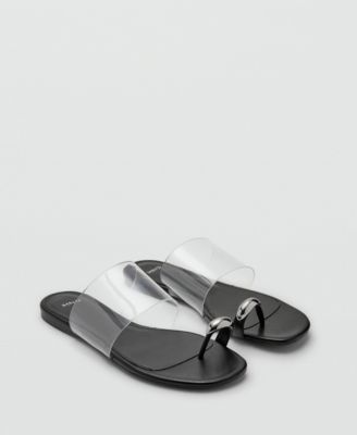 Women's Vinyl Strap Sandals
