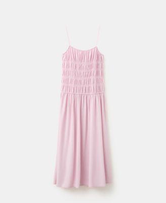Women's Shirred Long Dress