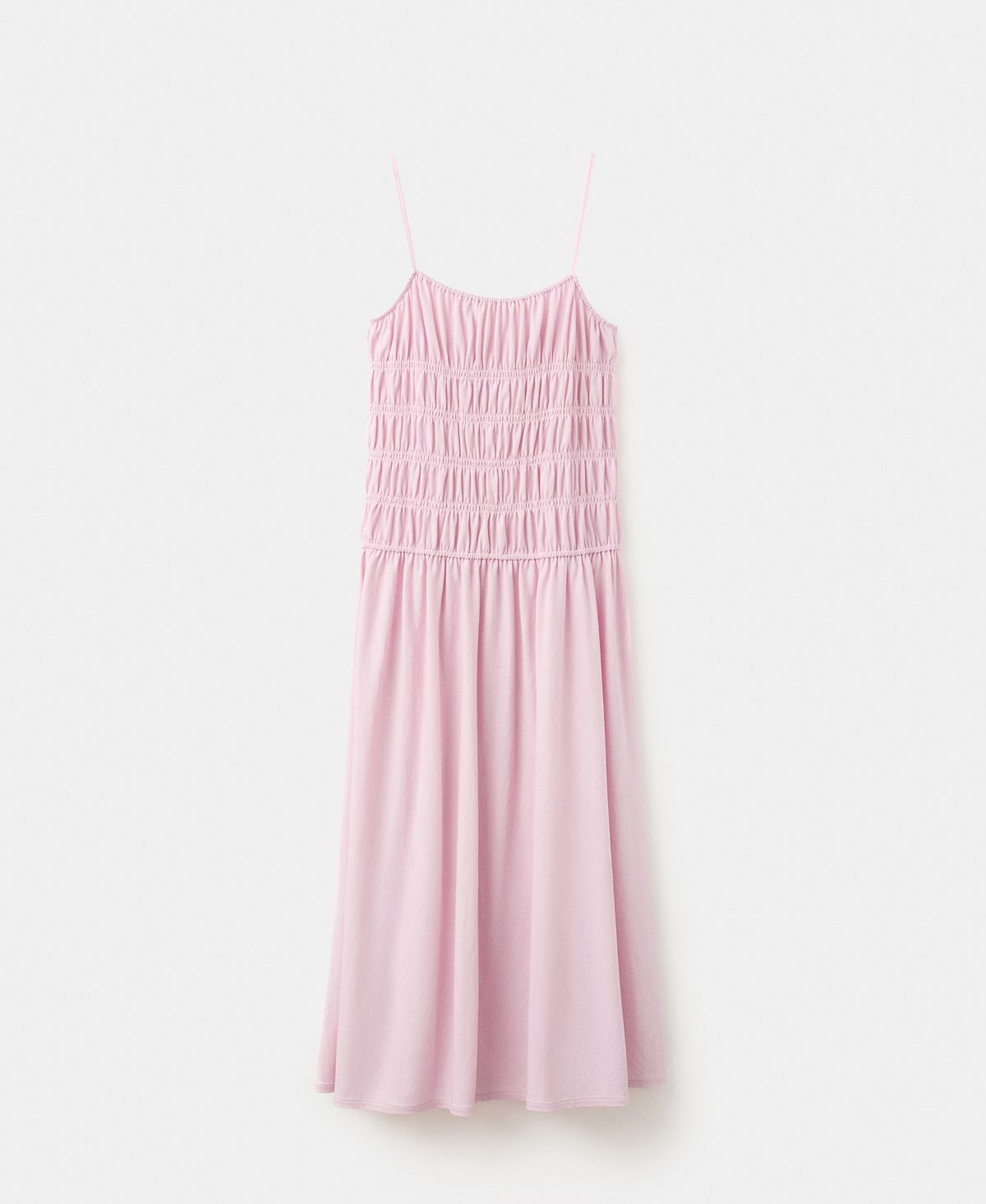 Mango Women's Shirred Long Dress view 1 — MAYCSS fashion products