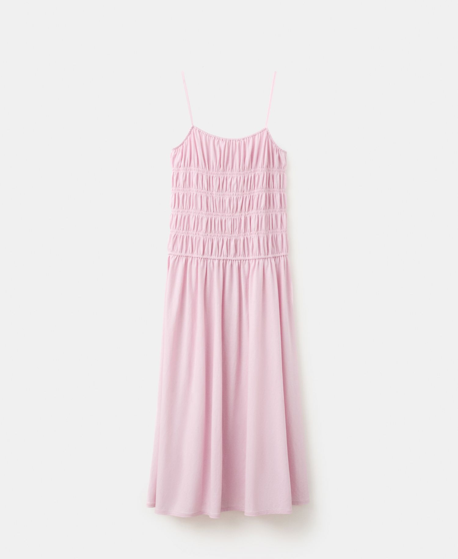 Women's Shirred Long Dress