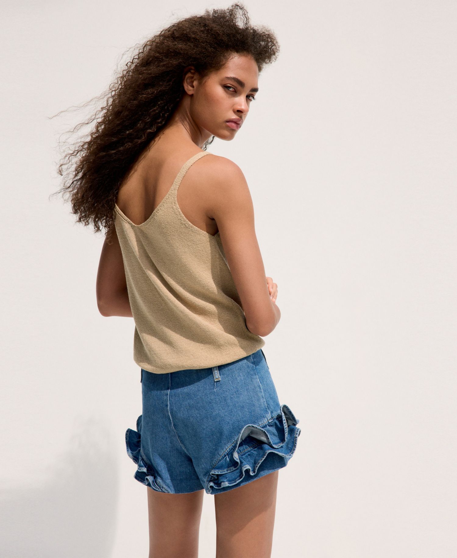 Women's Knit Strap Top