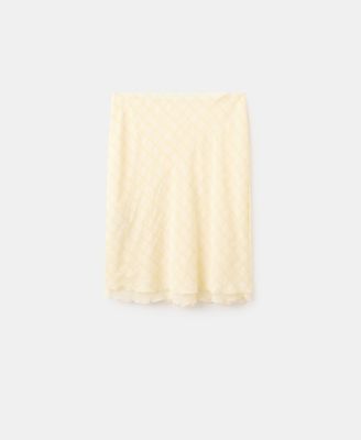 Women's Checked Midi Skirt