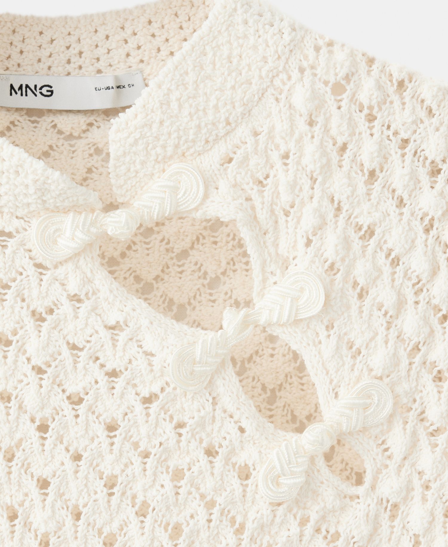Women's Openwork Knit Top