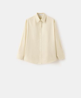 Women's Striped Poplin Shirt