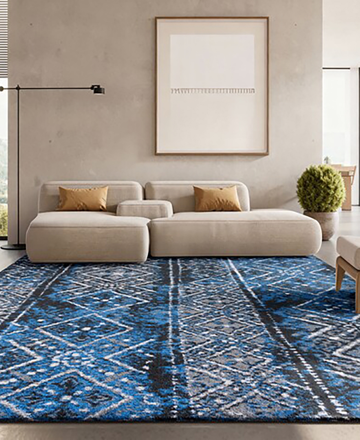 Safavieh Adirondack Silver and Black 8' x 10' Area Rug