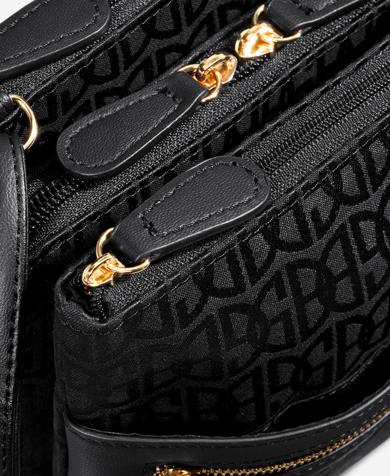 Triple-Zip Jacquard Dasher Crossbody