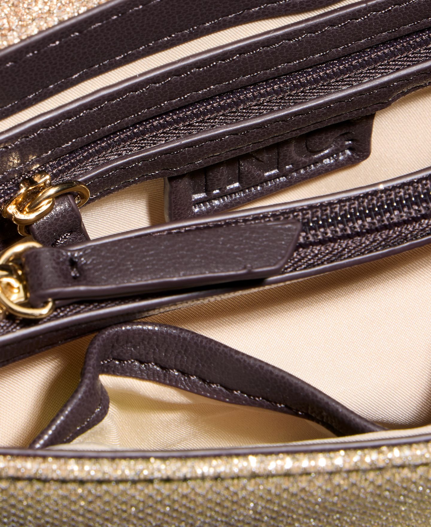 Женская сумка I.N.C. International Concepts Mini Ajae Bloom Studded Crossbody, цвет: Золотой — фото 7