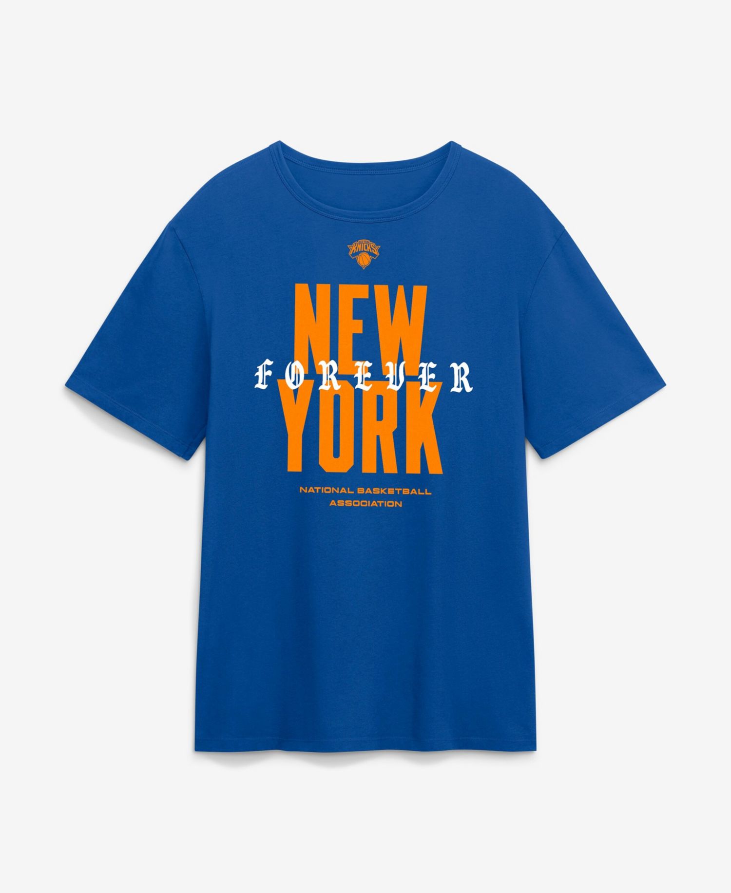 Men's Blue New York Knicks NY Forever Legacy Cotton T-Shirt