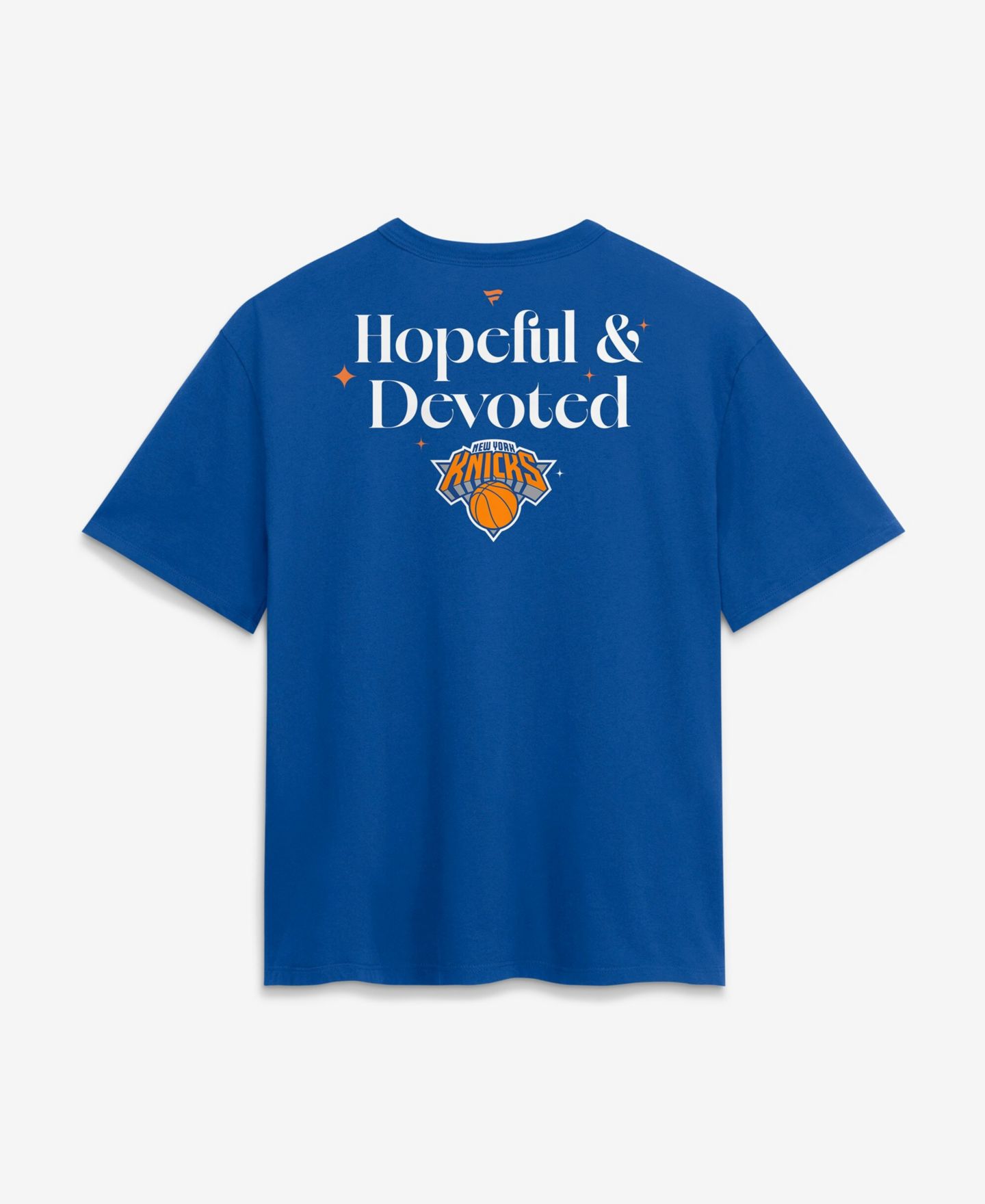 Женская футболка Fanatics Blue New York Knicks Hopeful Devoted Legacy Cotton — фото 3