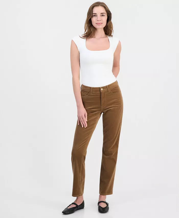 Women's Straight-Leg Corduroy Pants