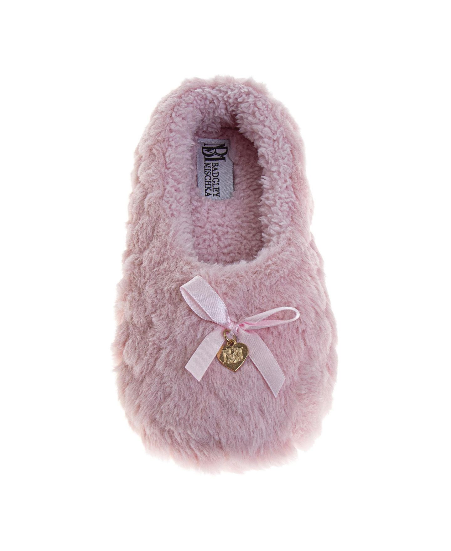 Женские тапочки Badgley Mischka Soft Slippers, цвет: Розовый — фото 4