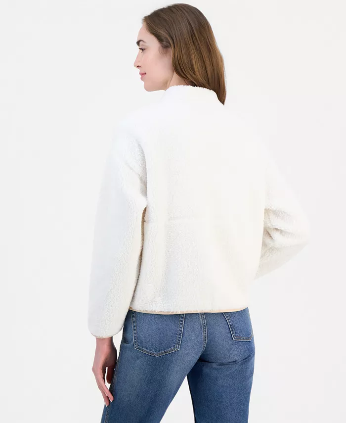 Women's Full-Zip Sherpa Fleece Jacket - thumbnail 4
