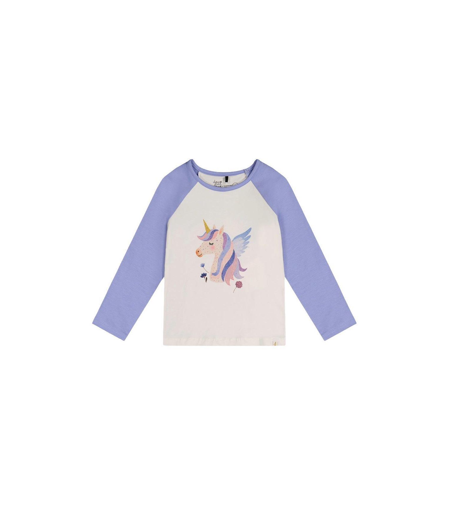 Little and Big Girl 6-12 Raglan Organic Cotton T-Shirt