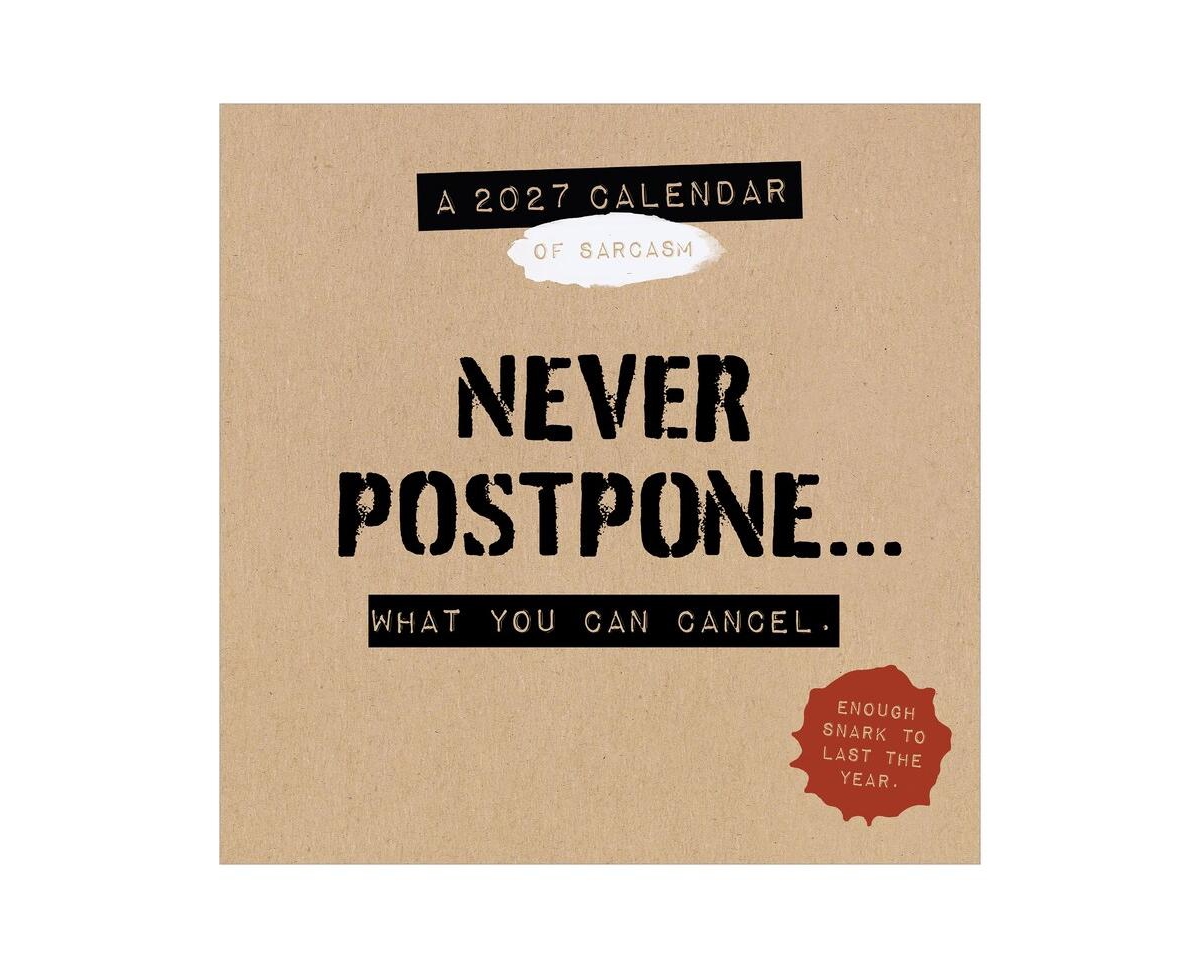 Tf Publishing Paper Goods 2027 Anti-Affirmations and Sarcasm Mini Calendar