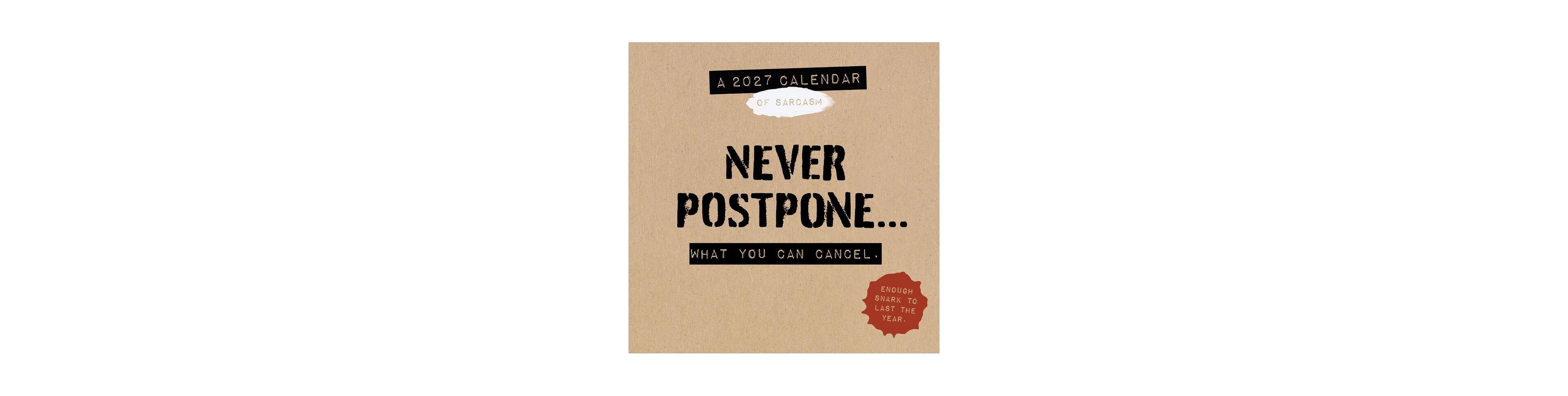Tf Publishing Paper Goods 2027 Anti-Affirmations and Sarcasm Mini Calendar