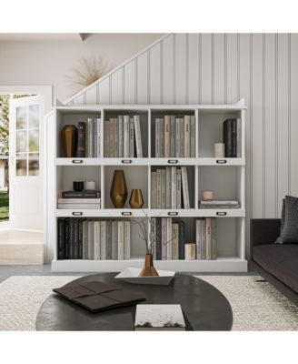 10 Shelf Bookcase Storage Organizer Display Cabinet for Books decor and Home Office