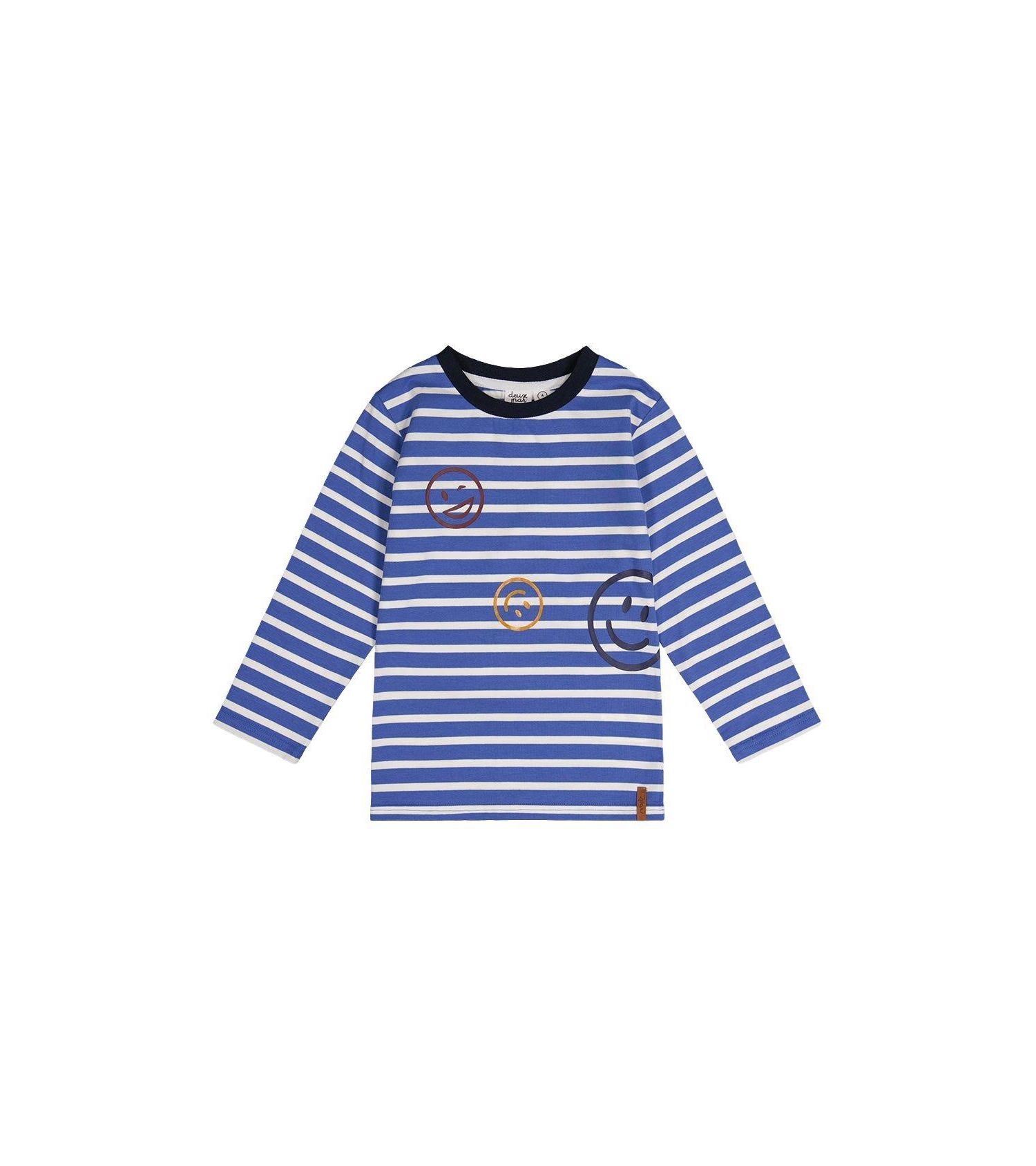 Little and Big Boy 6- 12 Long Sleeve T-Shirt Stripes