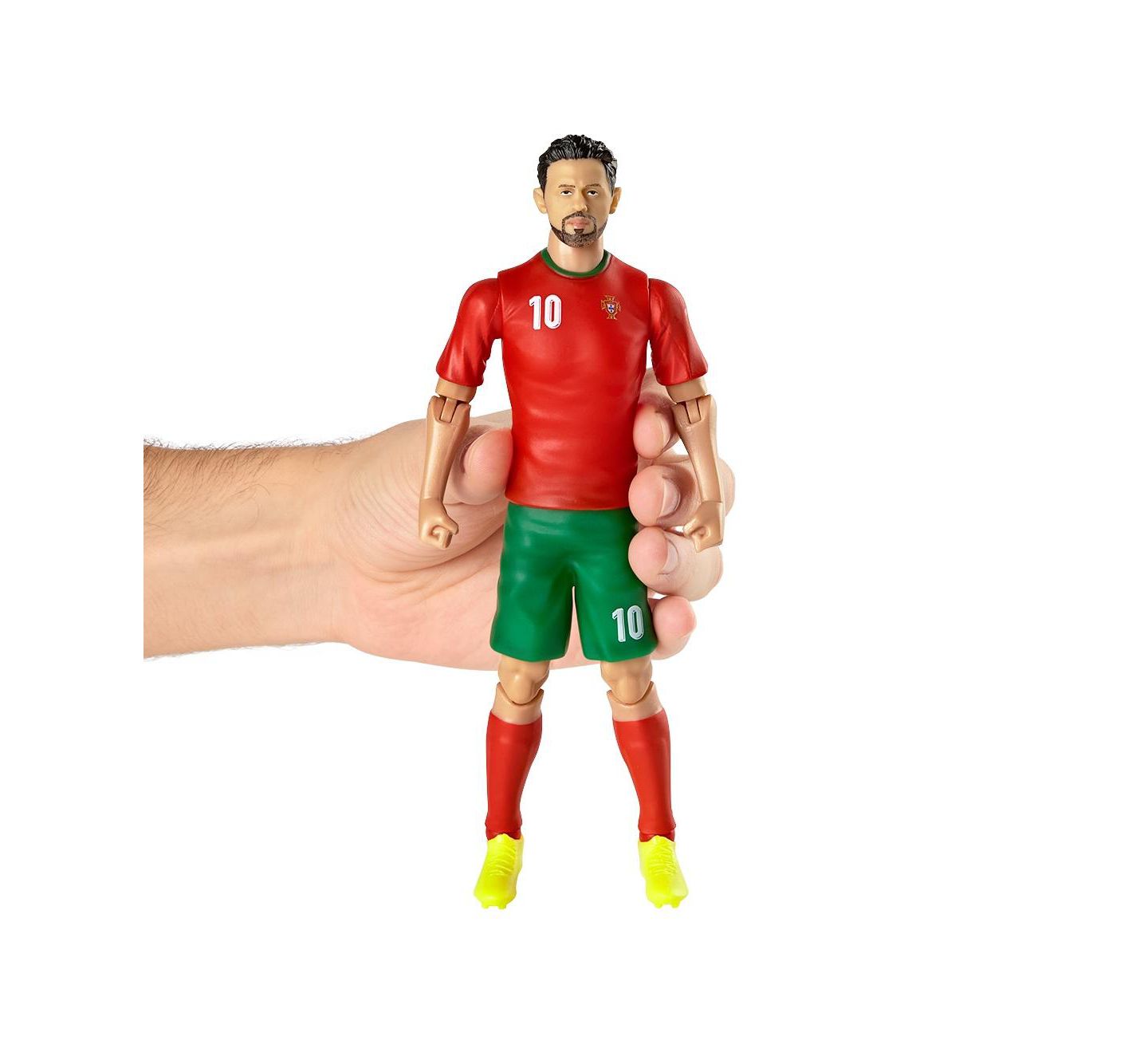 Детская фигурка Banbo Toys Sockers Portugal National Bernardo Silva 8" Collectible Soccer Action Figure — фото 7