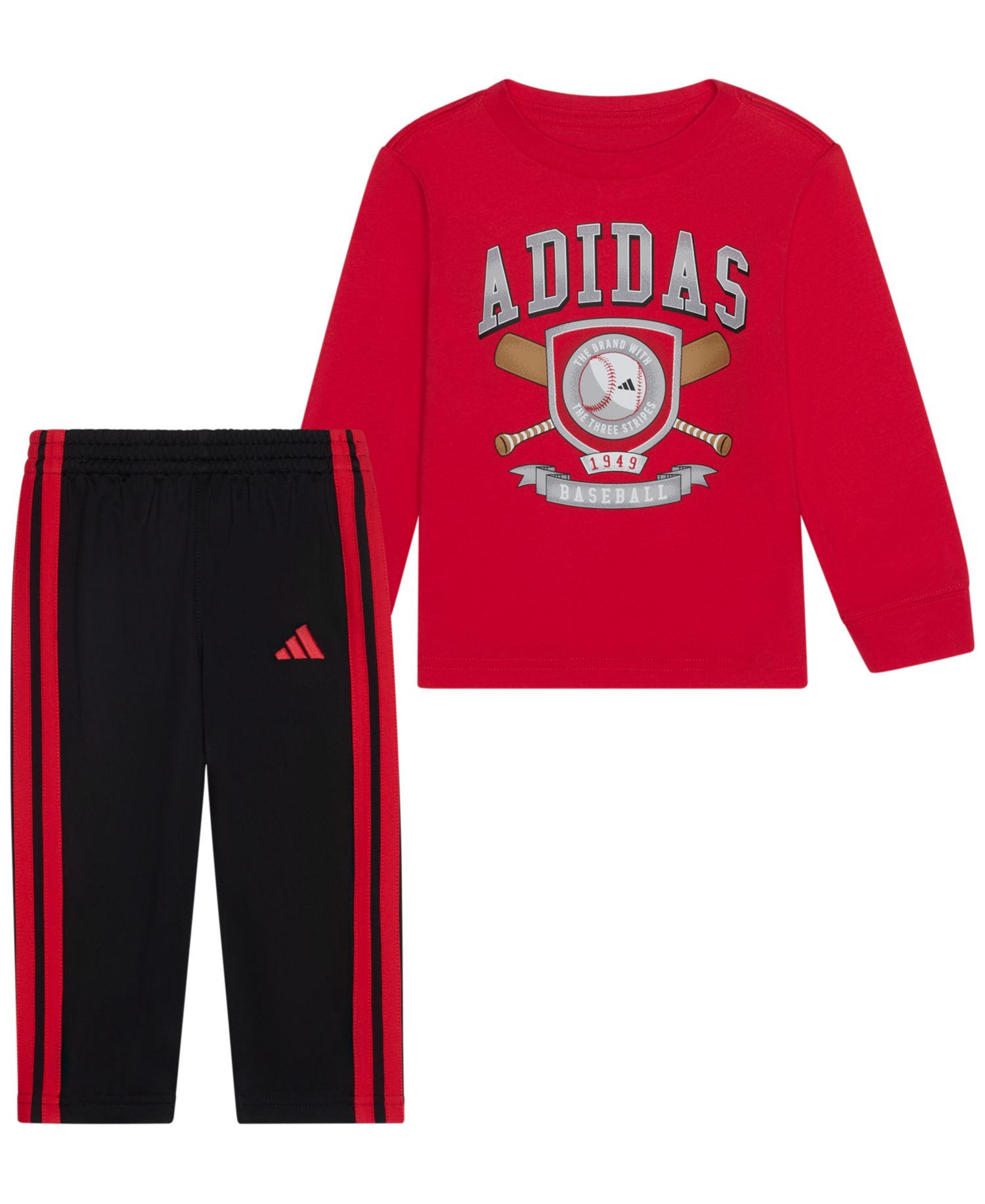 Baby Boys' Long-Sleeve T-Shirt and Pants, 2-Piece Set