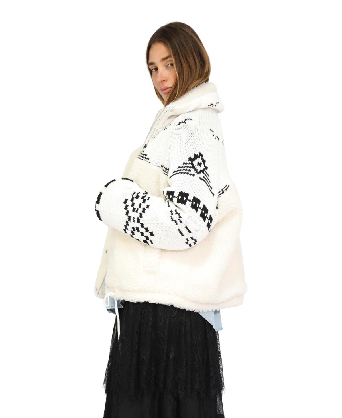 Belle & Bloom Women's Billie Fair Isle Jacket