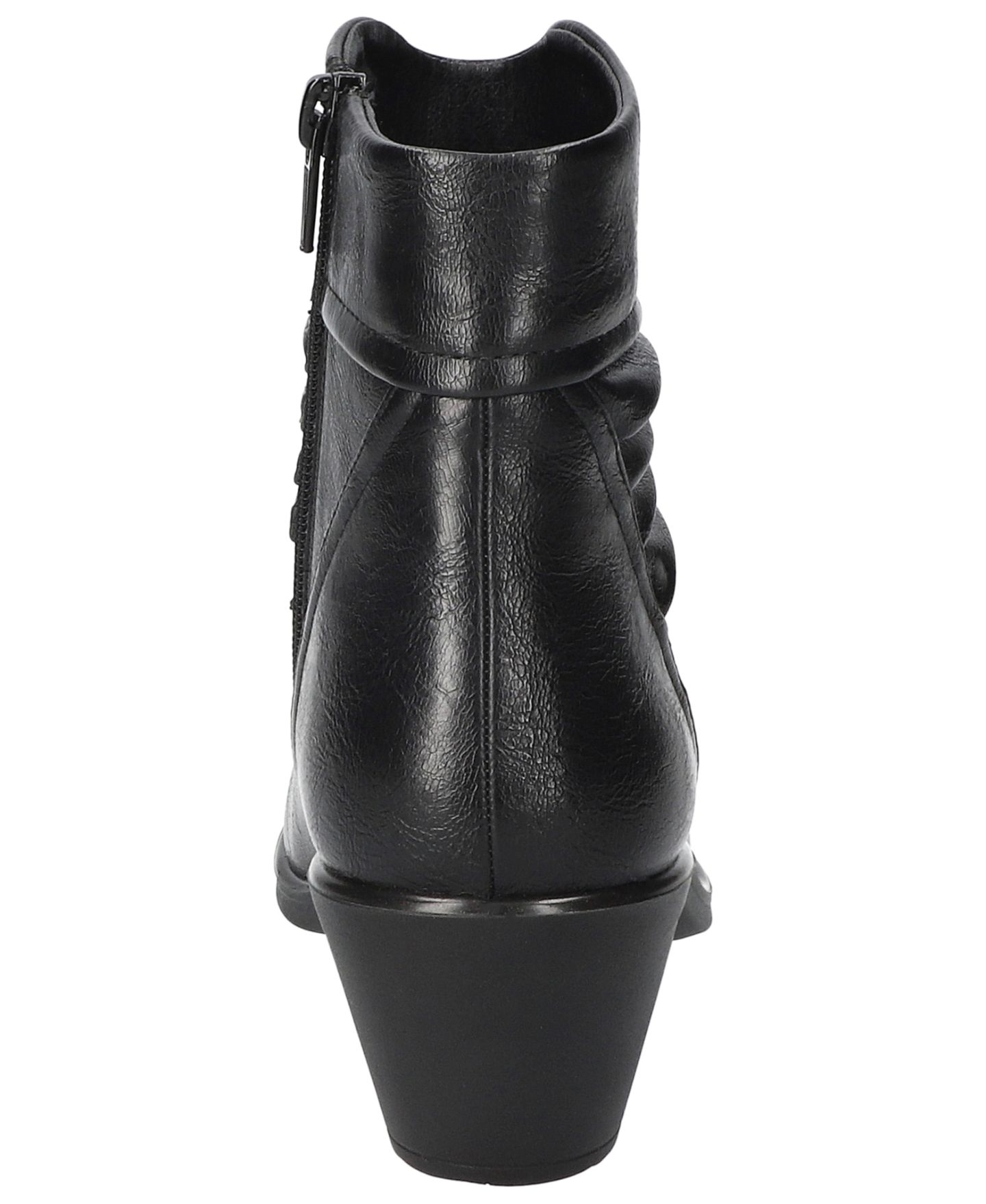 Женские ботинки Easy Street Bess Ankle Round Toe Booties, цвет: Чёрный — фото 3