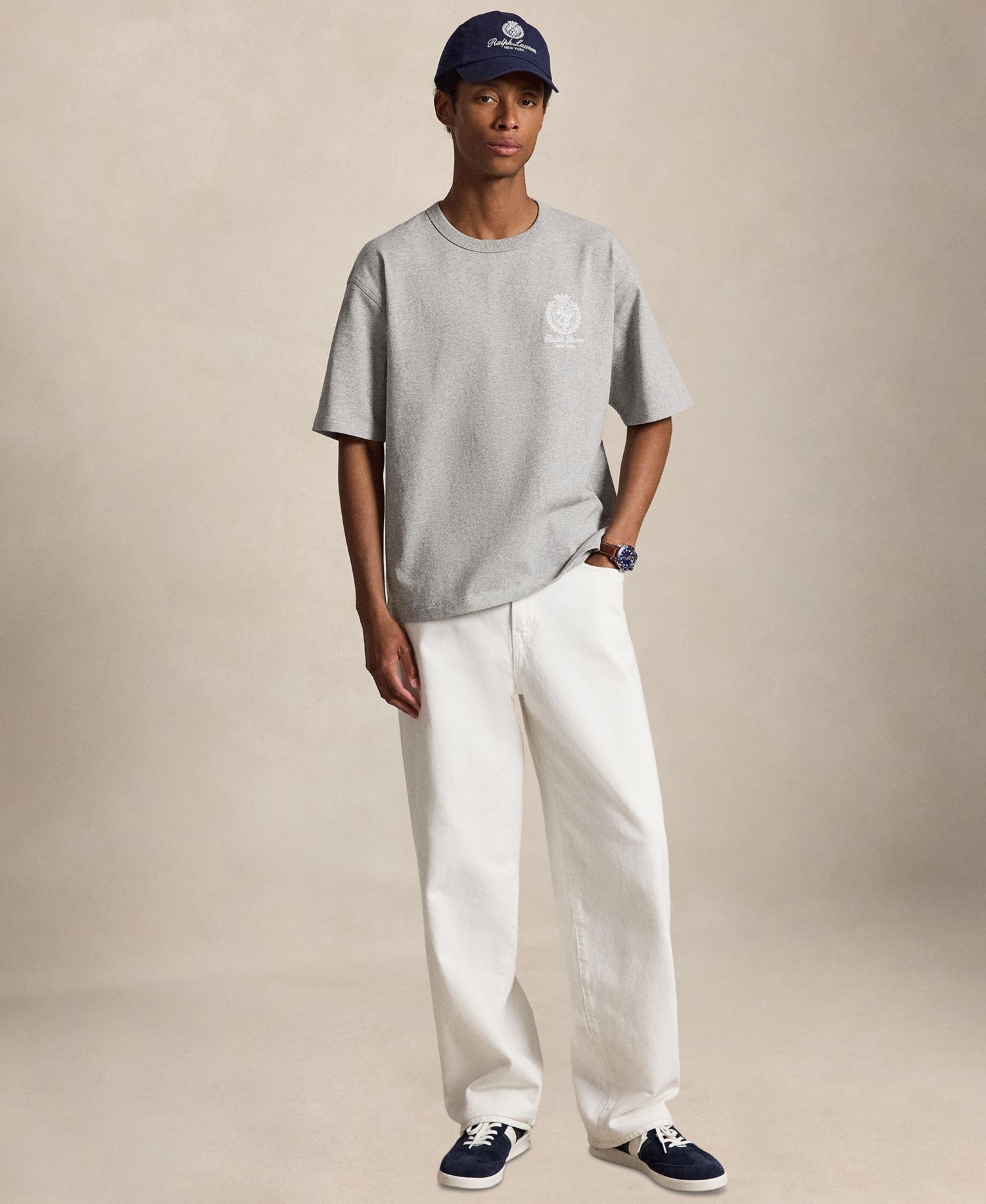 Men's Jersey Graphic Relaxed-Fit T-Shirt