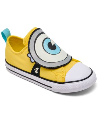 Toddler Kids’ Chuck Taylor All Star Minions EasyOn Ox Fastening Strap Lifestyle Sneakers from Finish Line