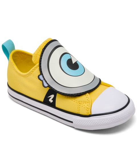 Детские кроссовки Converse Toddler Kids’ Chuck Taylor All Star Minions EasyOn Ox Fastening Strap Lifestyle Sneakers from Finish Line