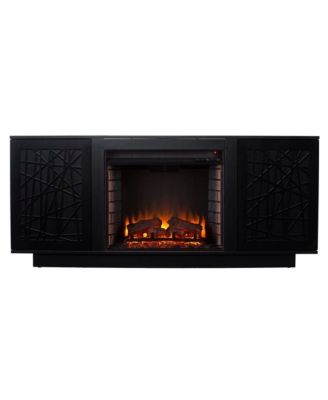 Delgrave Electric Media Fireplace w/ Storage