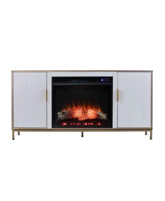 Daltaire Color Changing Fireplace w/ Media Storage