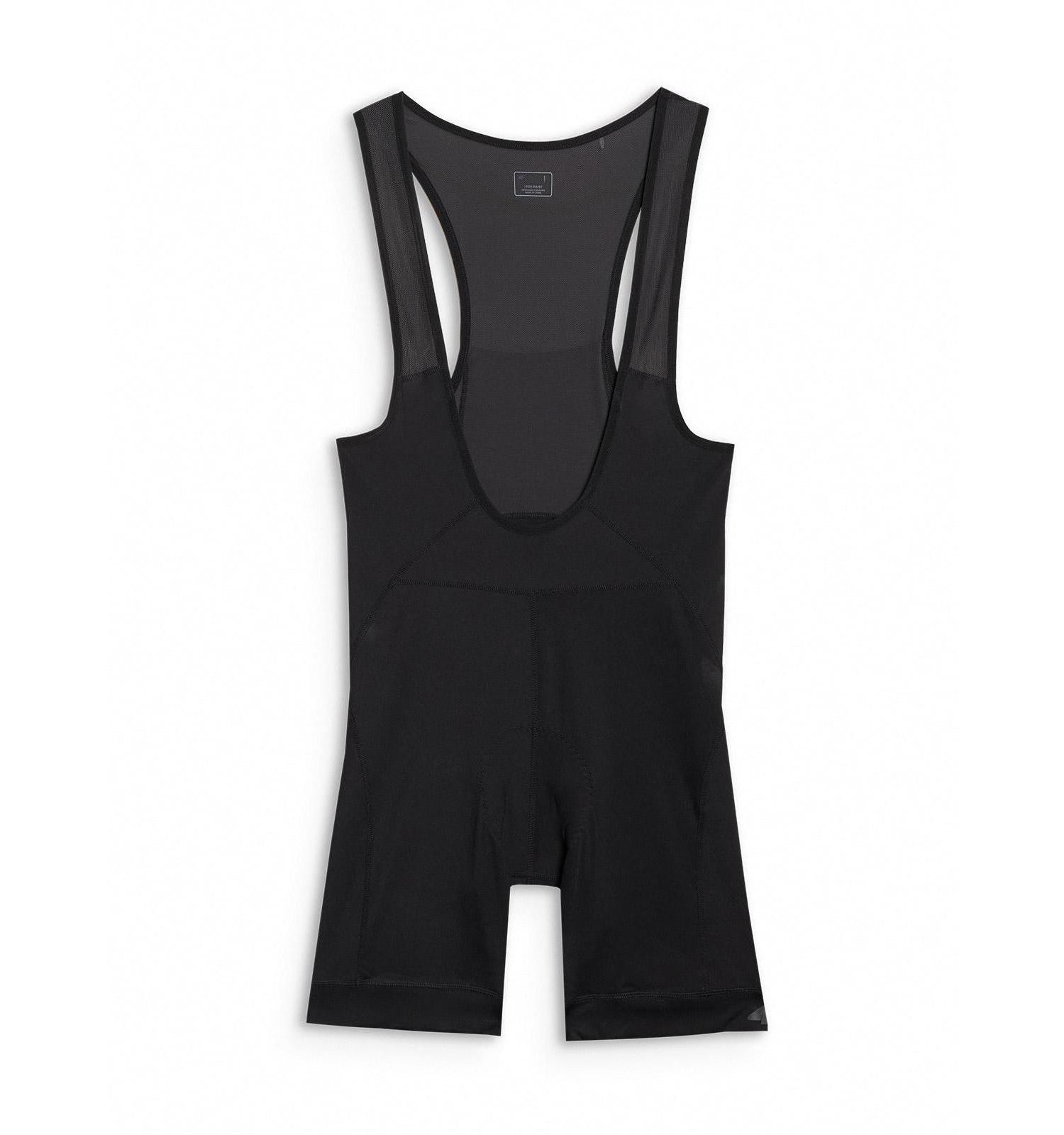 Men's Short Cycling Leggings With Gel-Foam Insert And Suspenders