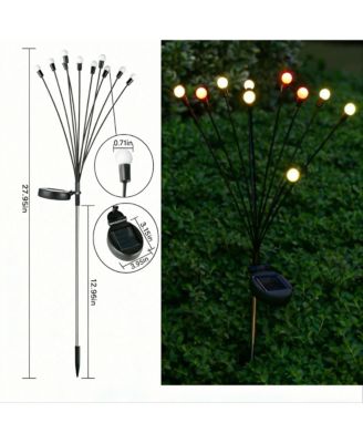 Solar Lights Outdoor(4 Pack,40 LEDs), Solar Garden Lights, Outdoor Decorations, Unique Gifts