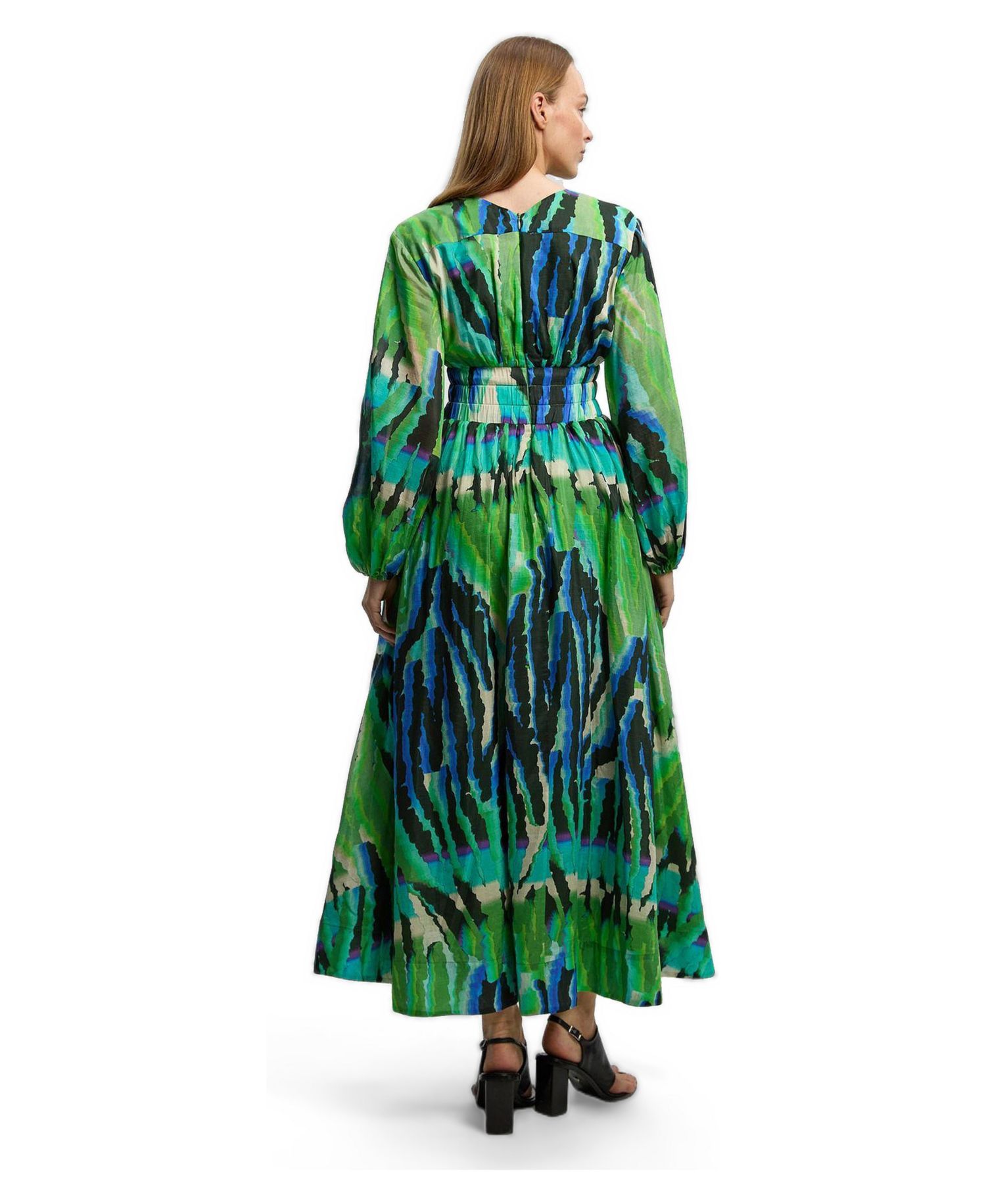 Women's Plunge V-Neck Maxi Dress
